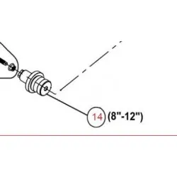 Rothenberger 1500001607 Rogroover 1500001351 için Silindir 8-12"