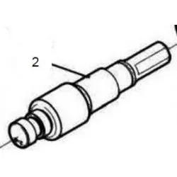 Rothenberger 56521 Rogroover 56050 için Silindir 1"