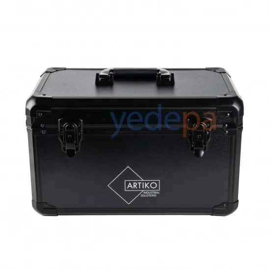 2VI-1DLi Çift Kademeli Akülü, Şarjlı, Kablosuz Vakum Pompası - 18V, 200W, 2CFM Lityum Bataryalı, Alüminyum Çantalı