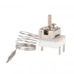 30-90 Derece Çift Kontaklı Sıcaklık Termostatı - Termosifon ve Benmari Tezgahları İçin