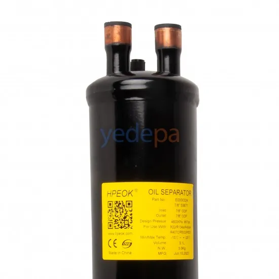7/8" HPEOK Soğutma Sistem Kompresör Yağ Ayırıcı (Yağ Seperatörü)