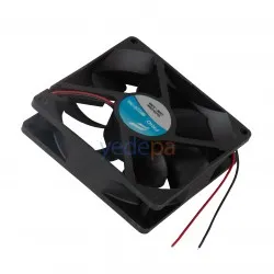 92x92x25 mm Manyetik Yataklı Kare Fan 12V - Vida Aralığı 82 mm