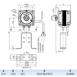 Aksa Q Fan Motoru (Ayaklı) 34-120 34W