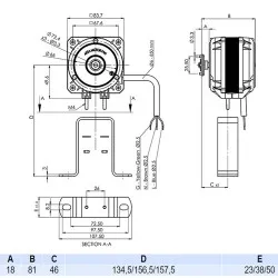 Aksa Q Fan Motoru (Ayaklı) 5-32 5W