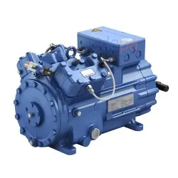 BOCK HGX34e/215-4 S Yarı Hermetik 4 Silindirli Emme Gazı Soğutmalı Kompresör | IP66, 3 Faz, R404A, R407C, R134a ve Çoklu Soğutucu Uyumlu