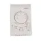 Merkezi Klima Fancoil Termostat 10~30°C - Sıcak, Soğuk AC110-220V, Duvara Montaj, Mekanik, 3 Fan Modu