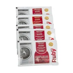 Ruby Parts Çamaşır Ve Bulaşık Makinesi Temizleme Tozu (5X40 Gr)
