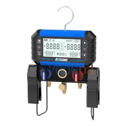 Aitcool İki Valfli Harici Sensörlü Dijital Manifold Manometre Saati