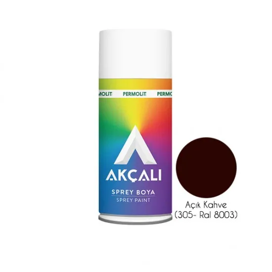 Akçalı Sprey Boya Açık Kahve ( 305 - Ral 8003)
