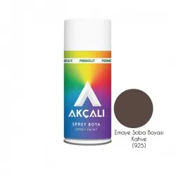Akçalı Sprey Boya Emaye Soba Boyası Kahve (925)