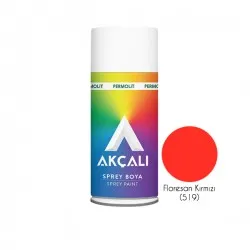 Akçalı Sprey Boya Floresan Kırmızı (519)