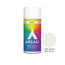 Akçalı Sprey Boya Trafik Beyaz ( Ral 9016)
