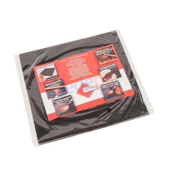 Artiko Kaynak Alev Koruyucu Keçe 20x20 cm – 10 mm Kalınlık, 1200°C Isıya Dayanıklı, Yanmaz ve Isı Geçirmez Kaynak Güvenlik Pedi