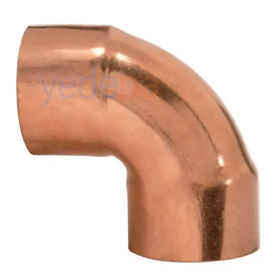 Bakır Bağlantı 90° Dirsek 2 1/8" - 54 mm | Yüksek Basınç Dayanımlı Lehimlenebilir Bağlantı Aparatı