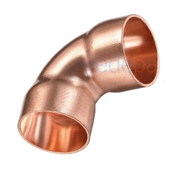 Bakır Bağlantı 90° Dirsek 2 1/8" - 54 mm | Yüksek Basınç Dayanımlı Lehimlenebilir Bağlantı Aparatı