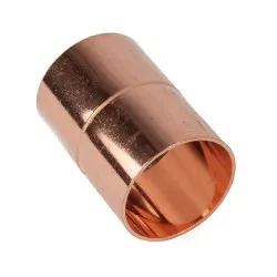 Bakır Bağlantı Manşon 1 1/8" - 28 mm | Yüksek Basınç Dayanımlı Lehimlenebilir Boru Birleştirme Aparatı