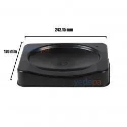 Buzdolabı Kompresör Motoru Buharlaşma Su Kabı - Siyah