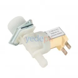 Çamaşır Makinası Tekli Su Giriş Vanası 180° Metal Braketli 10,50 mm