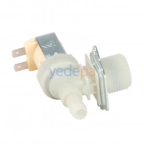 Çamaşır Makinası Tekli Su Giriş Vanası 90° Metal Braketli 10,50 mm