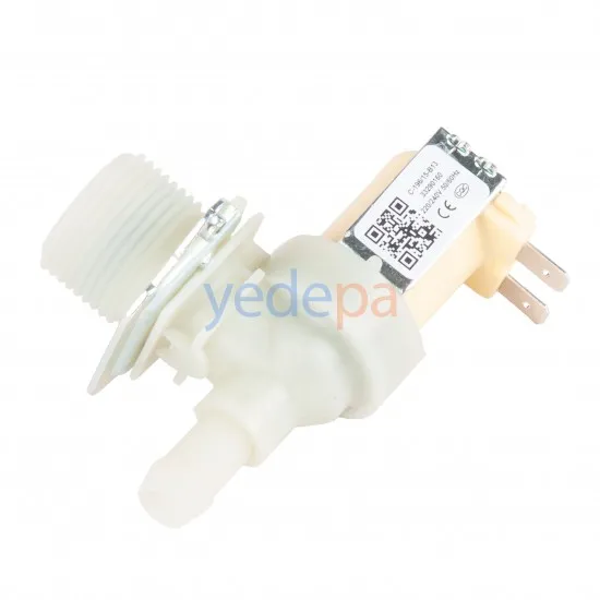 Çamaşır Makinası Tekli Su Giriş Vanası 90° Metal Braketli 10,50 mm