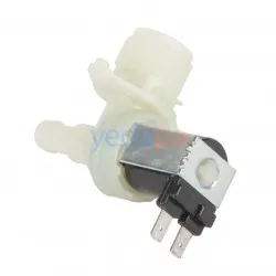 Bulaşık Makinası Tekli Su Giriş Vanası 90° Plastik Braketli