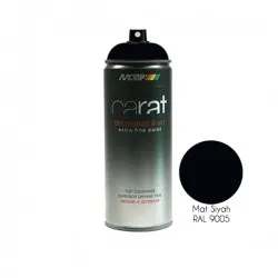 Carat Sprey Boya Mat Siyah (Ral 9005)