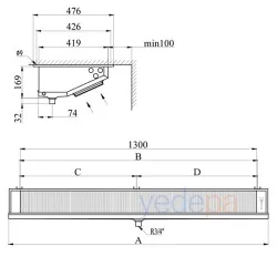 Hispania HEJ-4D Tavan Tipi Dört Fanlı Evaporatör