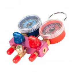 Hongsen HS-M02 2'li Manifold Seti - R134A, R22, R32, R410 ile Uyumlu