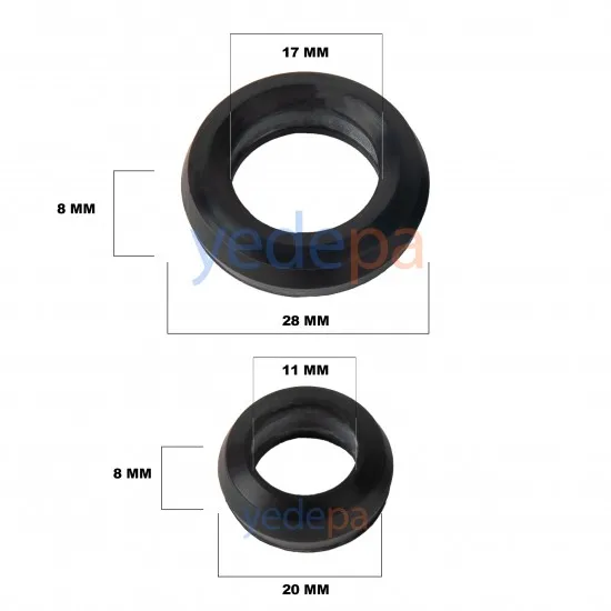 Kombi Plakalı Eşanjör Büyük ve Küçük Conta Seti - Bosch Uyumlu