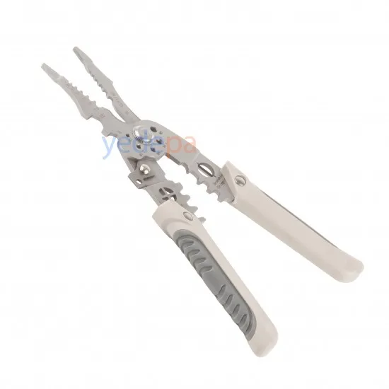 Profesyonel Çok Fonksiyonlu Kablo Sıyırma ve Kesme Pensesi - Yüksek Karbon Çelik, İzoleli Sap, Hassas Ayar Mekanizması
