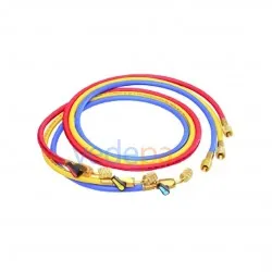 Rothenberger 1500000030 Vanalı Manifolt Hortum Seti 1500mm 5/16" R410A - R32