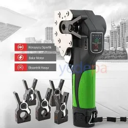 ST-E900A Şarjlı Otomatik Havşa Açma Cihazı - 45° Konik Tasarım, 2200mAh Batarya, HVAC ve Soğutma Sistemleri İçin