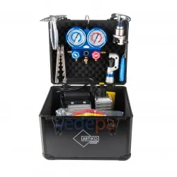 SVP115 Mini Vakum Pompası, HVAC Şarj Seti – Manifold, Havşa Açma, Boru Kesme, Genişletme, Hortum ve Çapak Alma Tam Set