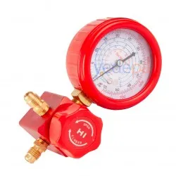 Techsun MFS200 Yüksek Basınç Manometre – R32, R134a, R404a, R410a Uyumlu, 70 mm Çap