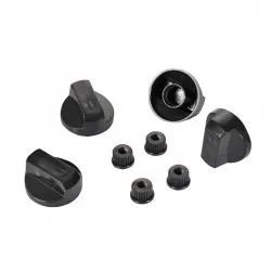 Universal Ocak Düğmesi Dar Yuvalı - Siyah