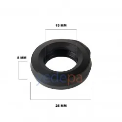 Viessmann WH1C, WH1A Kombi Plakalı Eşanjör O-Ring Contası - 25x15x8 mm (4 lü Takım)